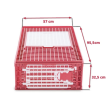 Prepravný box na hydinu B2 – 2 dvierka, 95,5x57x32,5 cm